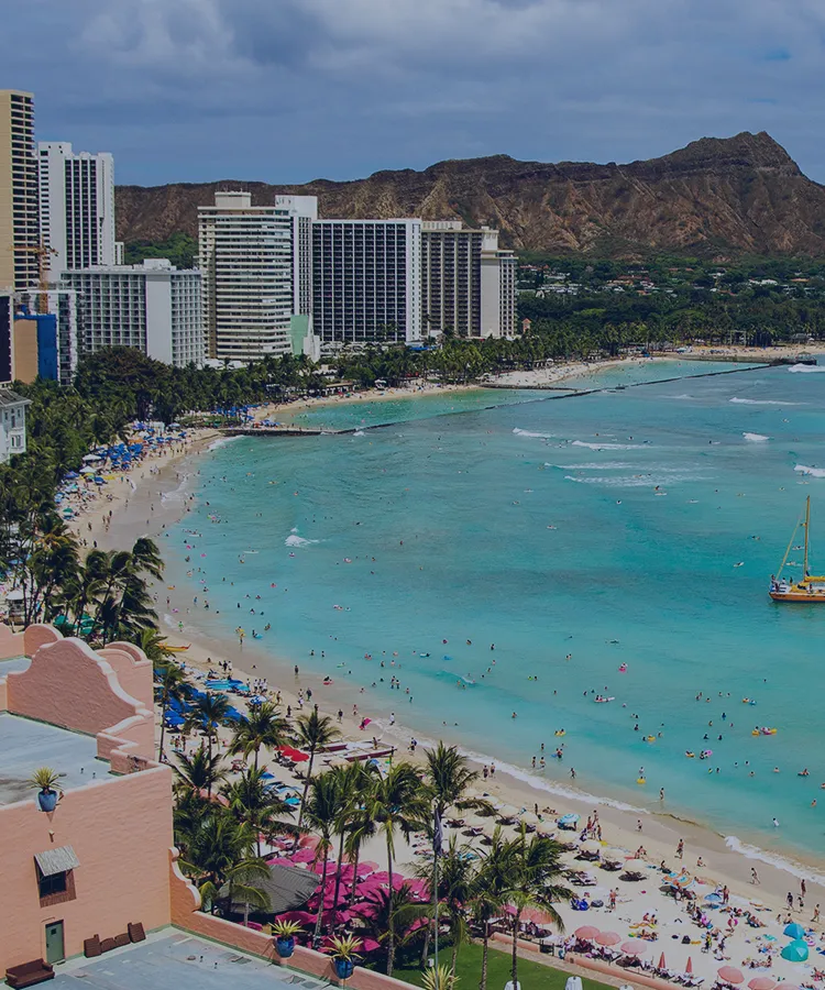 ハワイ・オアフ島は、ワイキキビーチの美しい海に大自然、観光からアクティビティまで楽しめる常夏のリゾート。
人気の天国の海（サンドバー）は、干潮時にだけ現れる白い砂浜が海に浮かぶ幻想的な絶景スポット。シュノーケリングや写真撮影がたっぷり楽しめます。
大自然を満喫するなら、映画のロケ地としても有名なクアロアランチへ。四輪バギーや乗馬体験などのアクティビティもおすすめです。
ノスタルジックな雰囲気を楽しむなら、日帰りツアーでノースショア観光へ。ハレイワでは、名物のガーリックシュリンプやローカル雑貨巡りも人気です。
透明度抜群のハナウマ湾では、ウミガメやカラフルな熱帯魚が生息する美しい海でシュノーケリング。初心者でも登れるダイヤモンドヘッドは、山頂からのパノラマが圧巻です。
日本語ガイド付きの貸切ツアーや専用車チャーターも選べて、行き先や滞在時間を自由にアレンジできるのも魅力。お好みの現地ツアーを予約して、ハワイ観光を楽しもう！