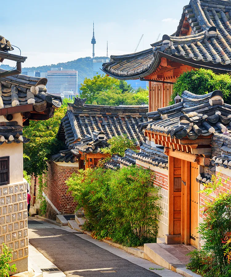 韓国の首都・ソウルは、伝統と最先端のエンターテイメントと美容が魅力の都市。王朝の歴史を感じる景福宮や、韓屋が並ぶ北村韓屋村では、韓服レンタルで気軽にタイムスリップ気分が楽しめます。人気の明洞ではショッピングやグルメを満喫、トレンドのソンス（聖水）エリアでは、オリジナル美容アイテム作成や、話題のカフェにも注目！
韓流ファン必見のBTSをはじめとしたK-POP文化を感じられる聖地やスポットも豊富で、さらに、北朝鮮との軍事境界線「DMZ（板門店）」を訪れる日帰りツアーでは、朝鮮半島の歴史や緊張感を肌で感じられる貴重な体験ができます。
日本語ガイド付きの現地オプショナルツアーや貸切チャーターの観光ツアーも充実。お好みのツアーを予約してソウル観光を満喫しよう！